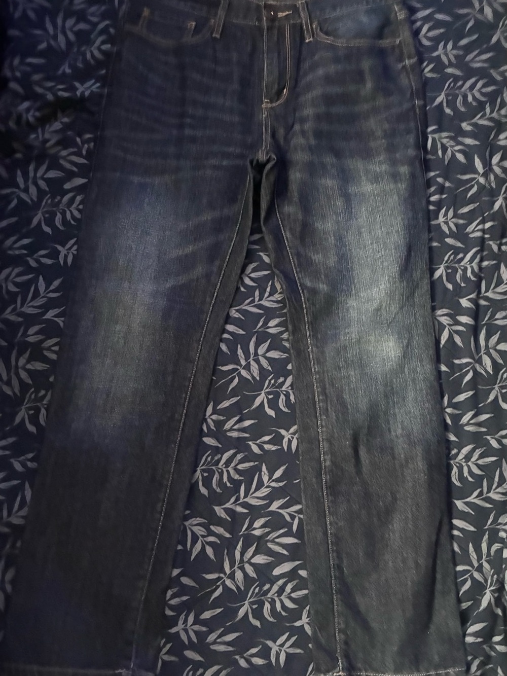 Guess Men's Slim Straight Dark Blue Jeans